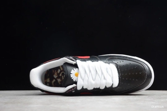 Black Air Red X GD Force1 PEACEMINUSONE AQ3692-002 Nike 1231